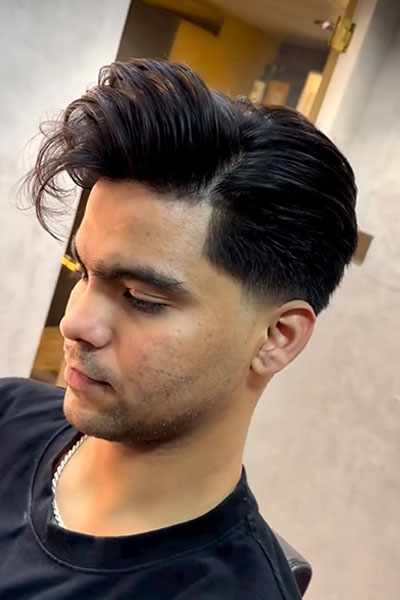 tapered men's hairstyles at Trend Setters in Dubai